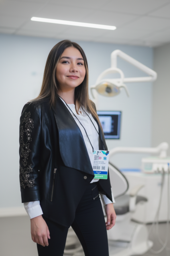 Retrato profesional de la Od. Alejandra Valderrama